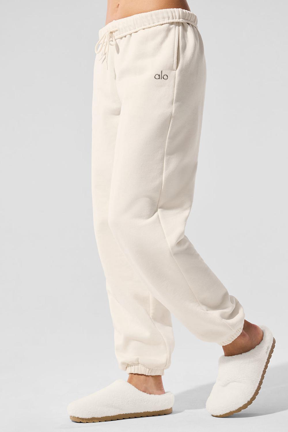 Alo Yoga Accolade Donna Sweatpant Ivory | Italia  PLM-256874