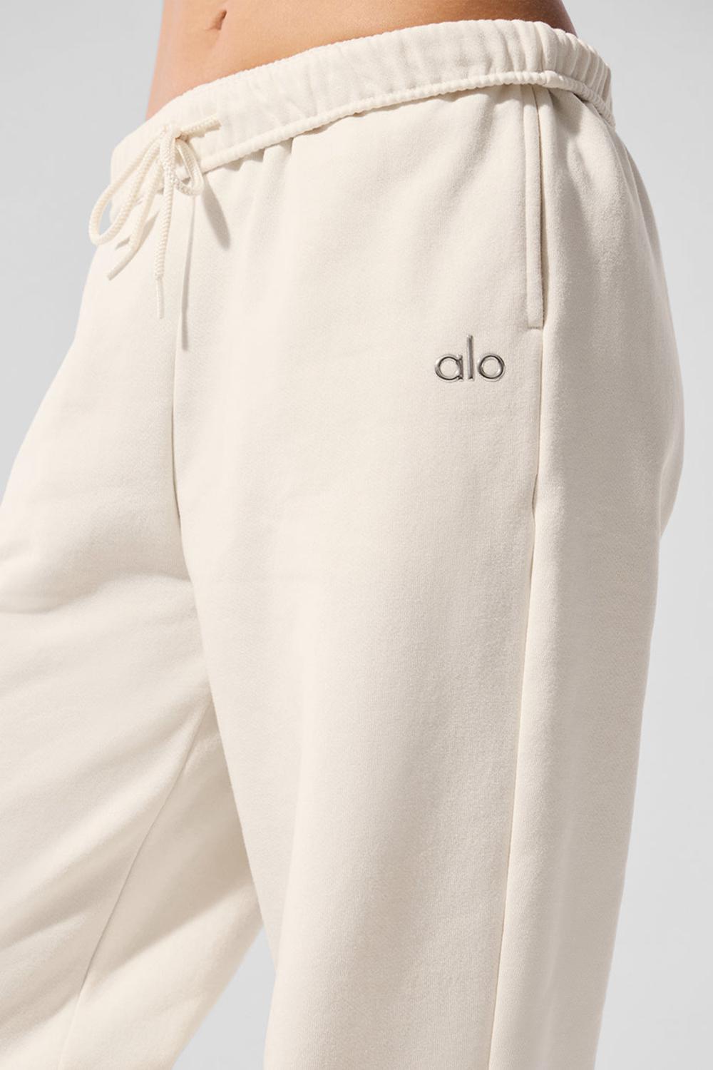 Alo Yoga Accolade Donna Sweatpant Ivory | Italia  PLM-256874