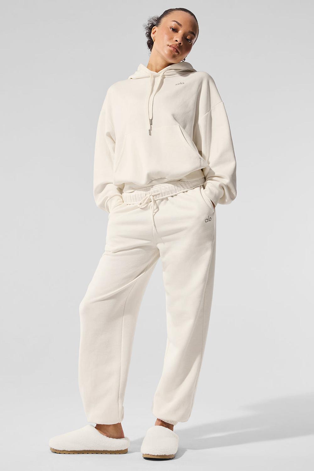 Alo Yoga Accolade Donna Sweatpant Ivory | Italia  PLM-256874