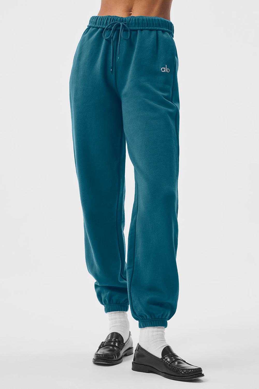 Alo Yoga Accolade Donna Sweatpant Oceanic Teal | Italia  XVU-368920