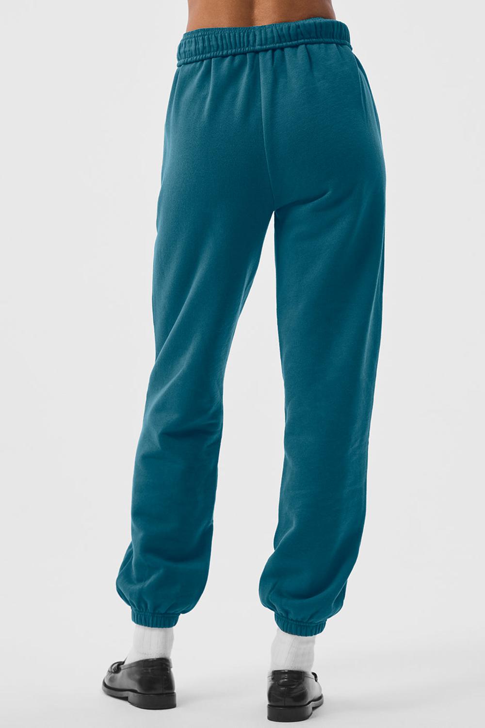 Alo Yoga Accolade Donna Sweatpant Oceanic Teal | Italia  XVU-368920