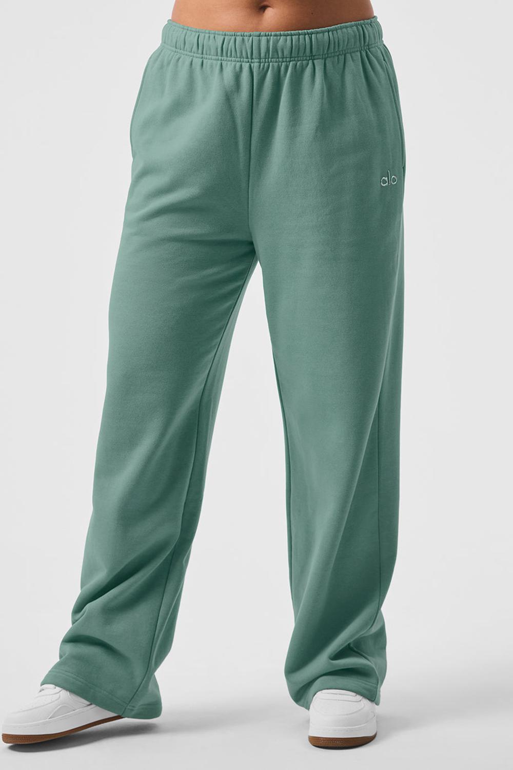 Alo Yoga Accolade Straight Leg Donna Sweatpant Verdi | Italia  AIM-247319