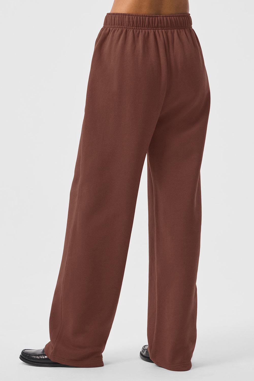 Alo Yoga Accolade Straight Leg Donna Sweatpant Chestnut | Italia  NJD-754138