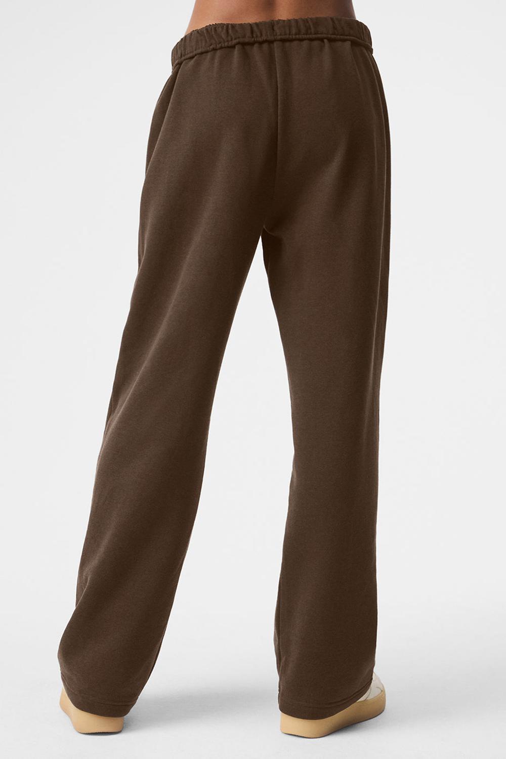 Alo Yoga Accolade Straight Leg Donna Sweatpant Espresso | Italia  BMF-810953