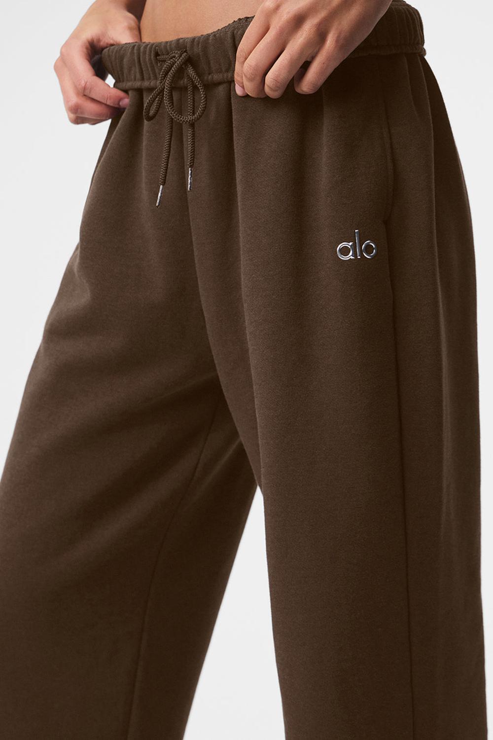 Alo Yoga Accolade Straight Leg Donna Sweatpant Espresso | Italia  BMF-810953