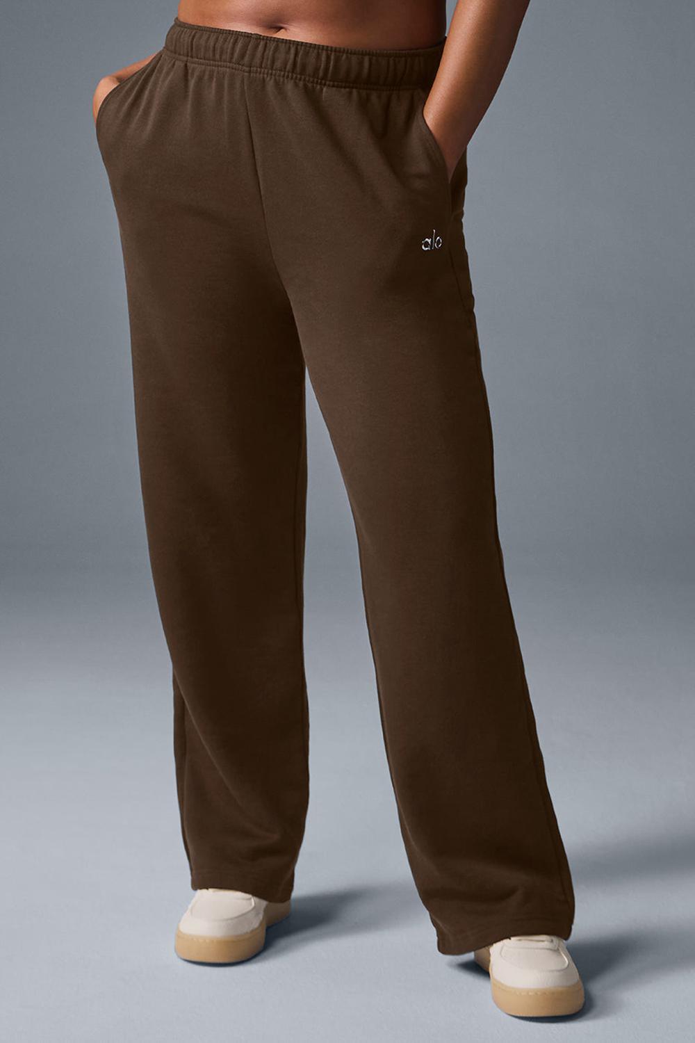 Alo Yoga Accolade Straight Leg Donna Sweatpant Espresso | Italia  BMF-810953