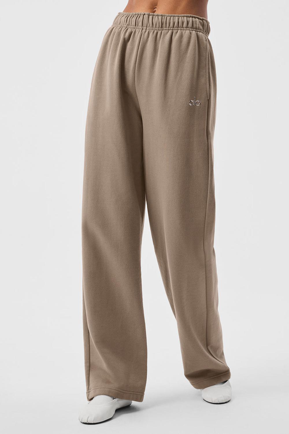 Alo Yoga Accolade Straight Leg Donna Sweatpant Gravel | Italia  ECP-159320