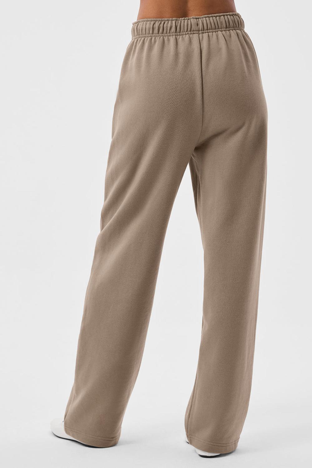 Alo Yoga Accolade Straight Leg Donna Sweatpant Gravel | Italia  ECP-159320