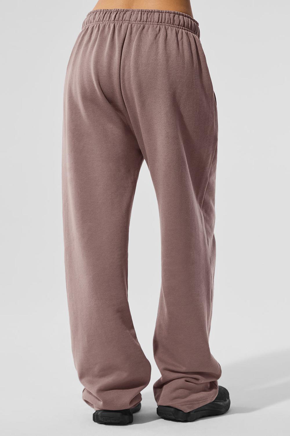 Alo Yoga Accolade Straight Leg Donna Sweatpant Mushroom | Italia  TOC-025498
