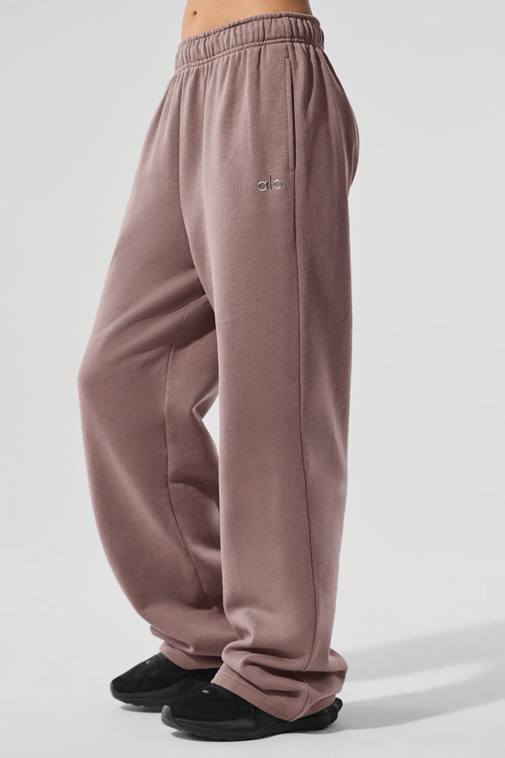 Alo Yoga Accolade Straight Leg Donna Sweatpant Mushroom | Italia  TOC-025498