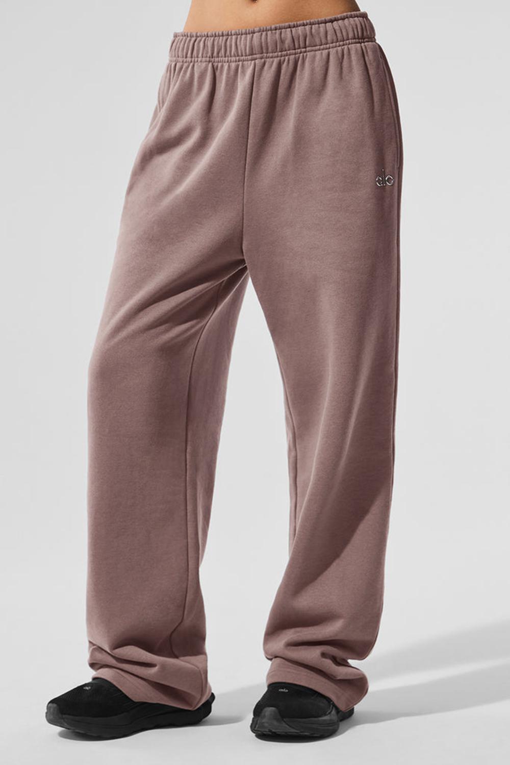 Alo Yoga Accolade Straight Leg Donna Sweatpant Mushroom | Italia  TOC-025498