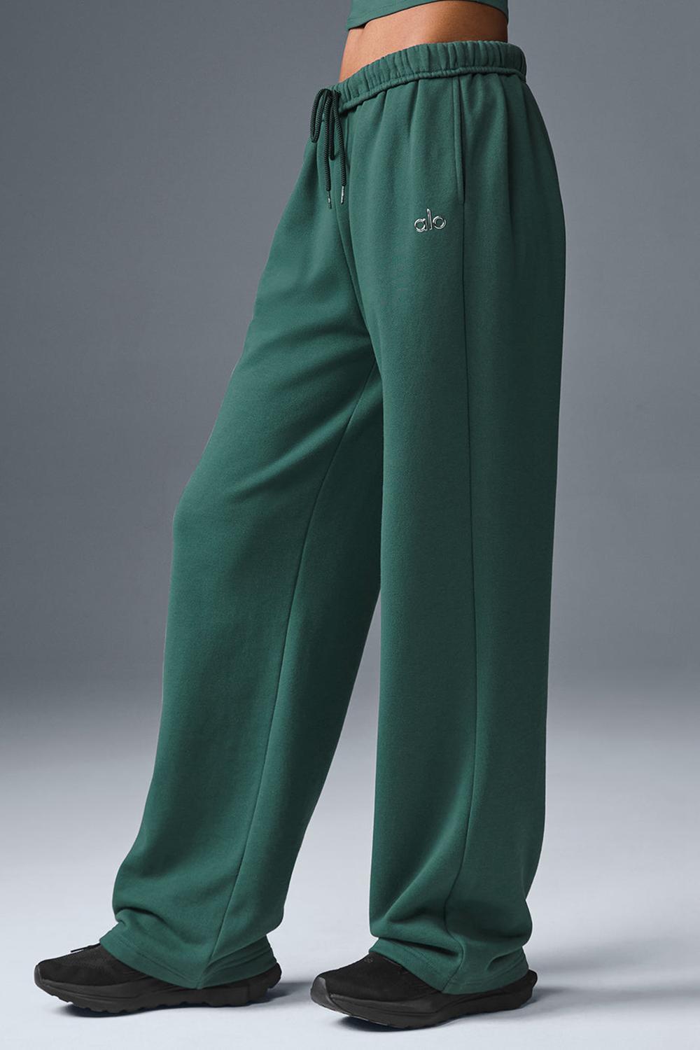Alo Yoga Accolade Straight Leg Donna Sweatpant Winter Ivy | Italia  AWK-974803