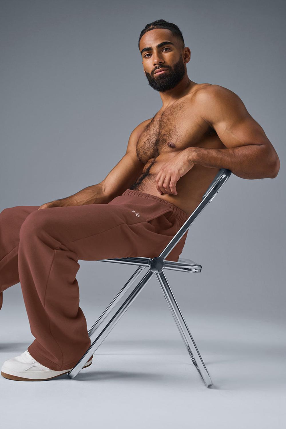 Alo Yoga Accolade Straight Leg Uomo Sweatpant Chestnut | Italia  LDB-012395