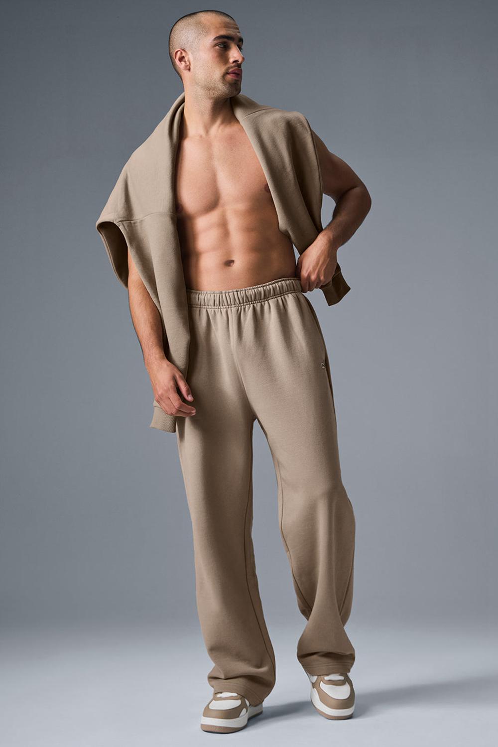 Alo Yoga Accolade Straight Leg Uomo Sweatpant Gravel | Italia  MIJ-389756
