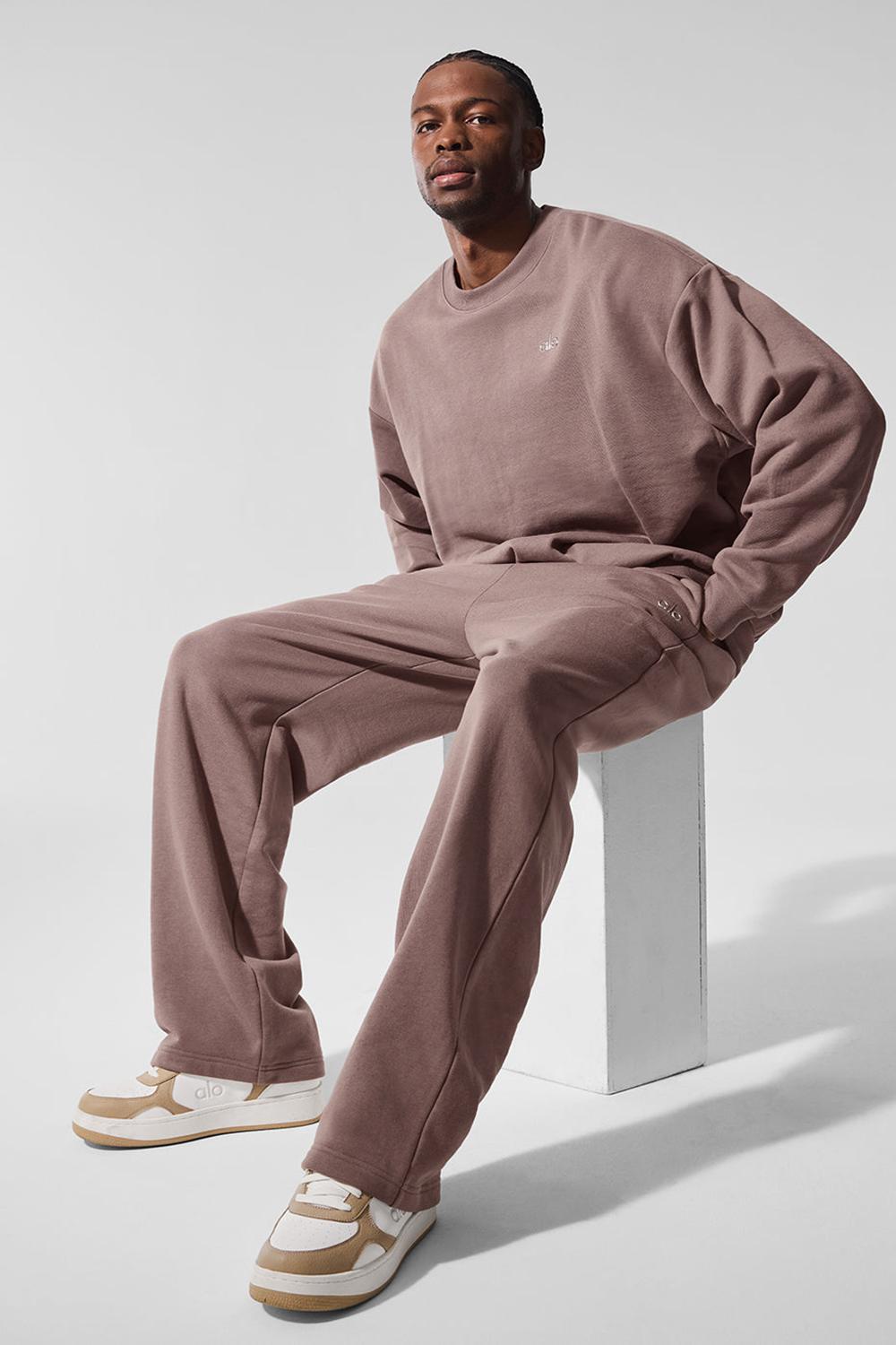 Alo Yoga Accolade Straight Leg Uomo Sweatpant Mushroom | Italia  BIV-975430