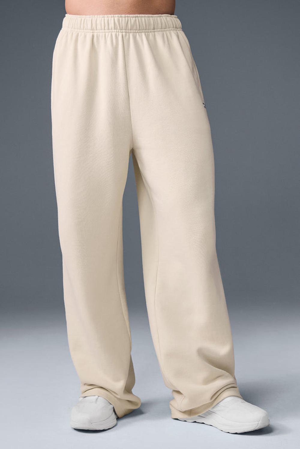Alo Yoga Accolade Straight Leg Uomo Sweatpant Oat Milk | Italia  YSR-639210