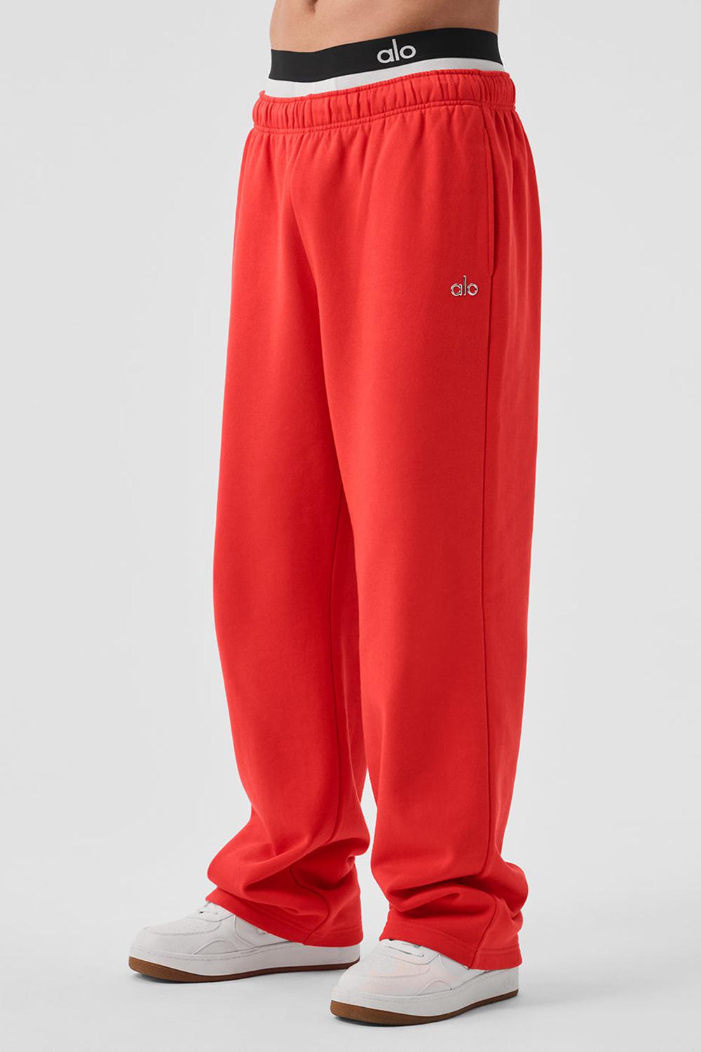 Alo Yoga Accolade Straight Leg Uomo Sweatpant Rosse | Italia  FSZ-163487