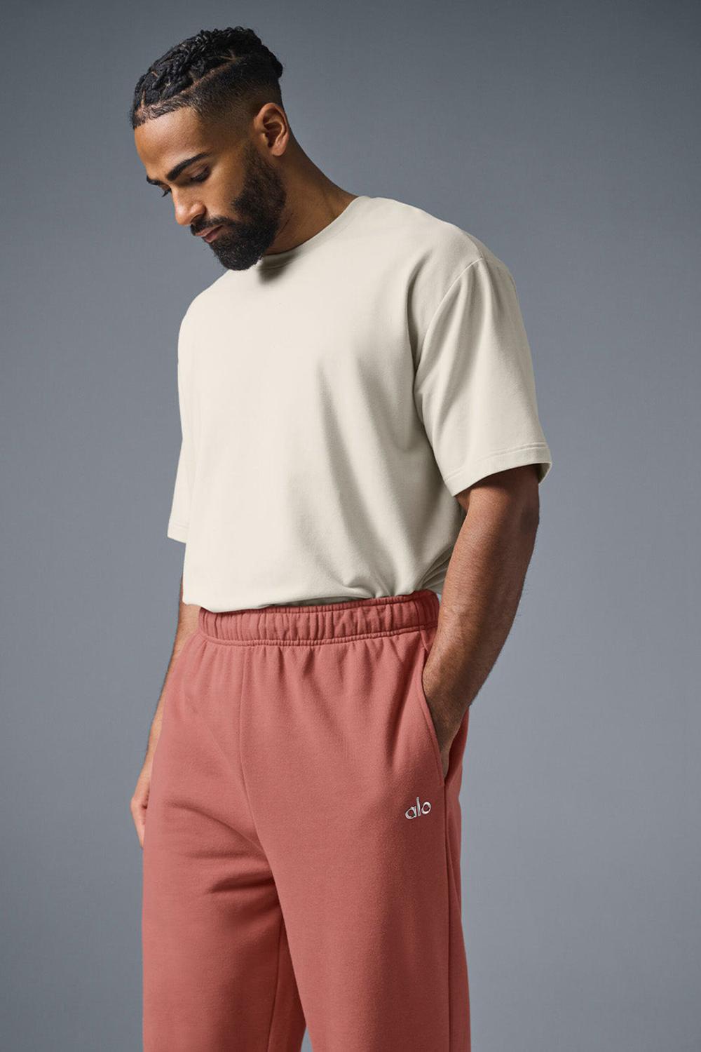 Alo Yoga Accolade Straight Leg Uomo Sweatpant Soft Terracotta | Italia  MXE-790586