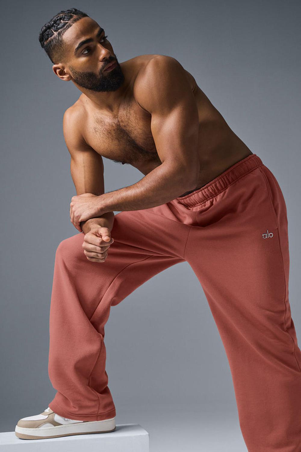 Alo Yoga Accolade Straight Leg Uomo Sweatpant Soft Terracotta | Italia  MXE-790586