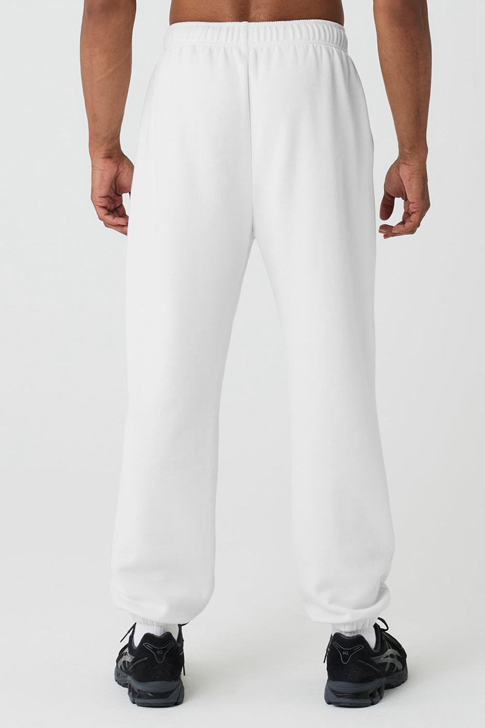 Alo Yoga Accolade Uomo Sweatpant Bianche | Italia  LSJ-609174
