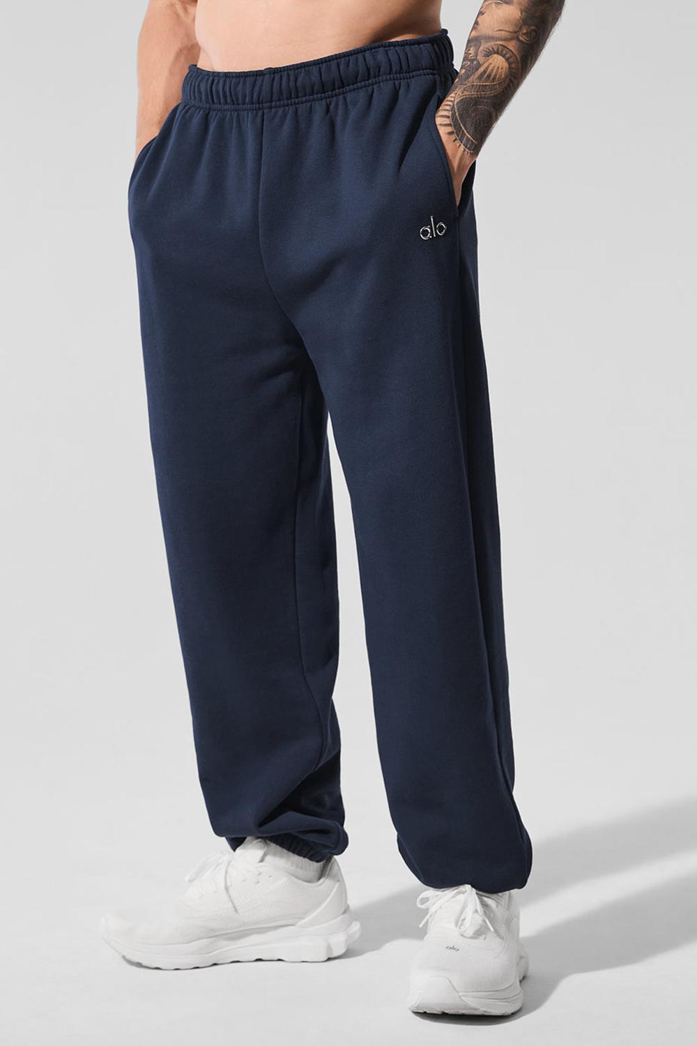 Alo Yoga Accolade Uomo Sweatpant Blu Marino | Italia  NMY-413608