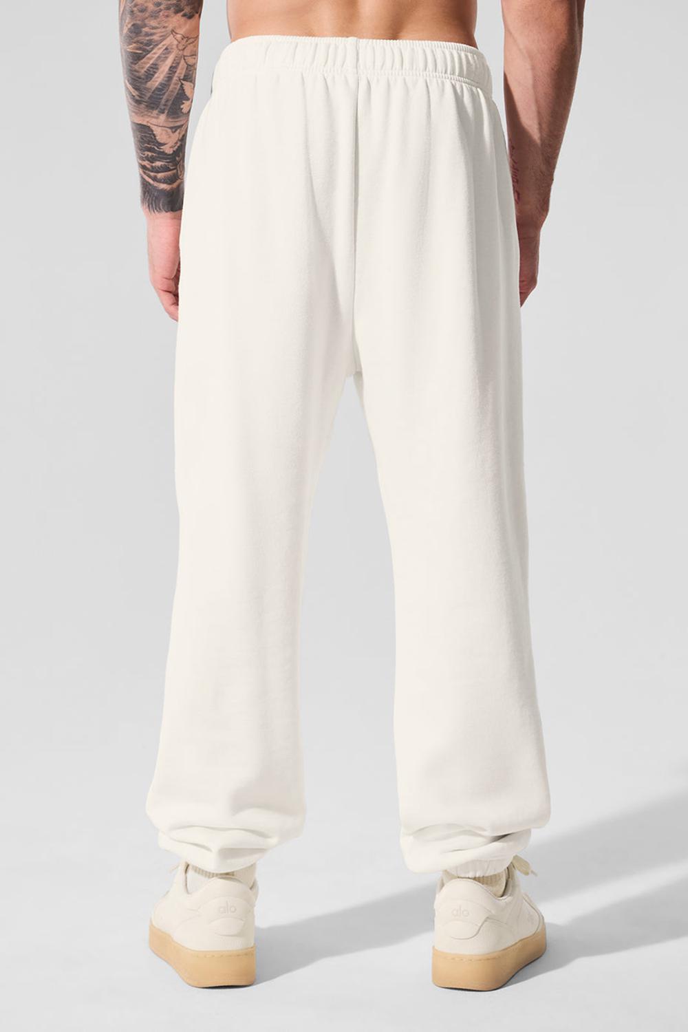 Alo Yoga Accolade Uomo Sweatpant Ivory | Italia  RDQ-520498