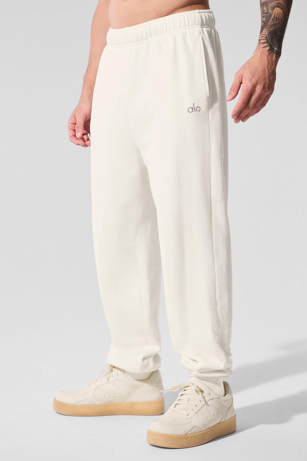 Alo Yoga Accolade Uomo Sweatpant Ivory | Italia  RDQ-520498