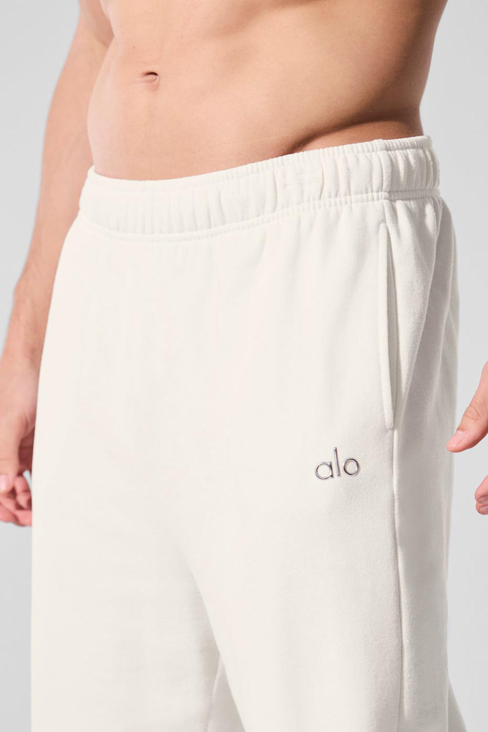 Alo Yoga Accolade Uomo Sweatpant Ivory | Italia  RDQ-520498