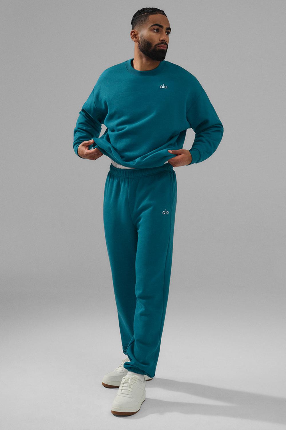 Alo Yoga Accolade Uomo Sweatpant Oceanic Teal | Italia  VTZ-915847