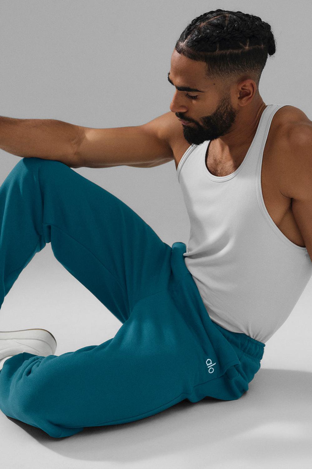 Alo Yoga Accolade Uomo Sweatpant Oceanic Teal | Italia  VTZ-915847
