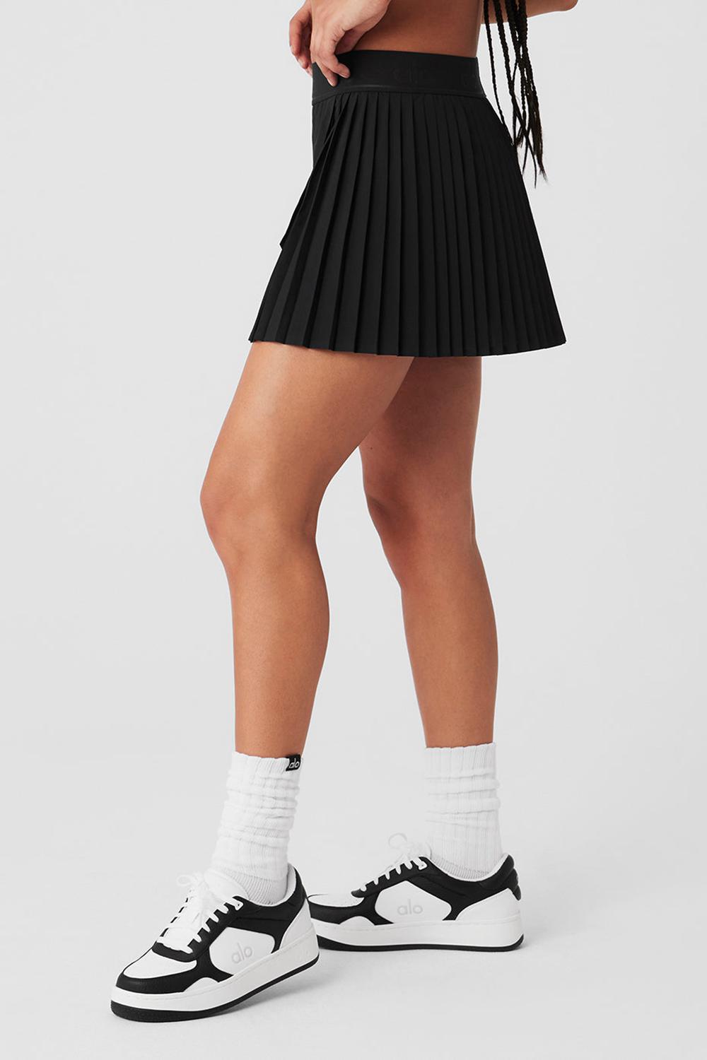 Alo Yoga Aces Tennis Donna Gonna Nere | Italia  UAS-371450