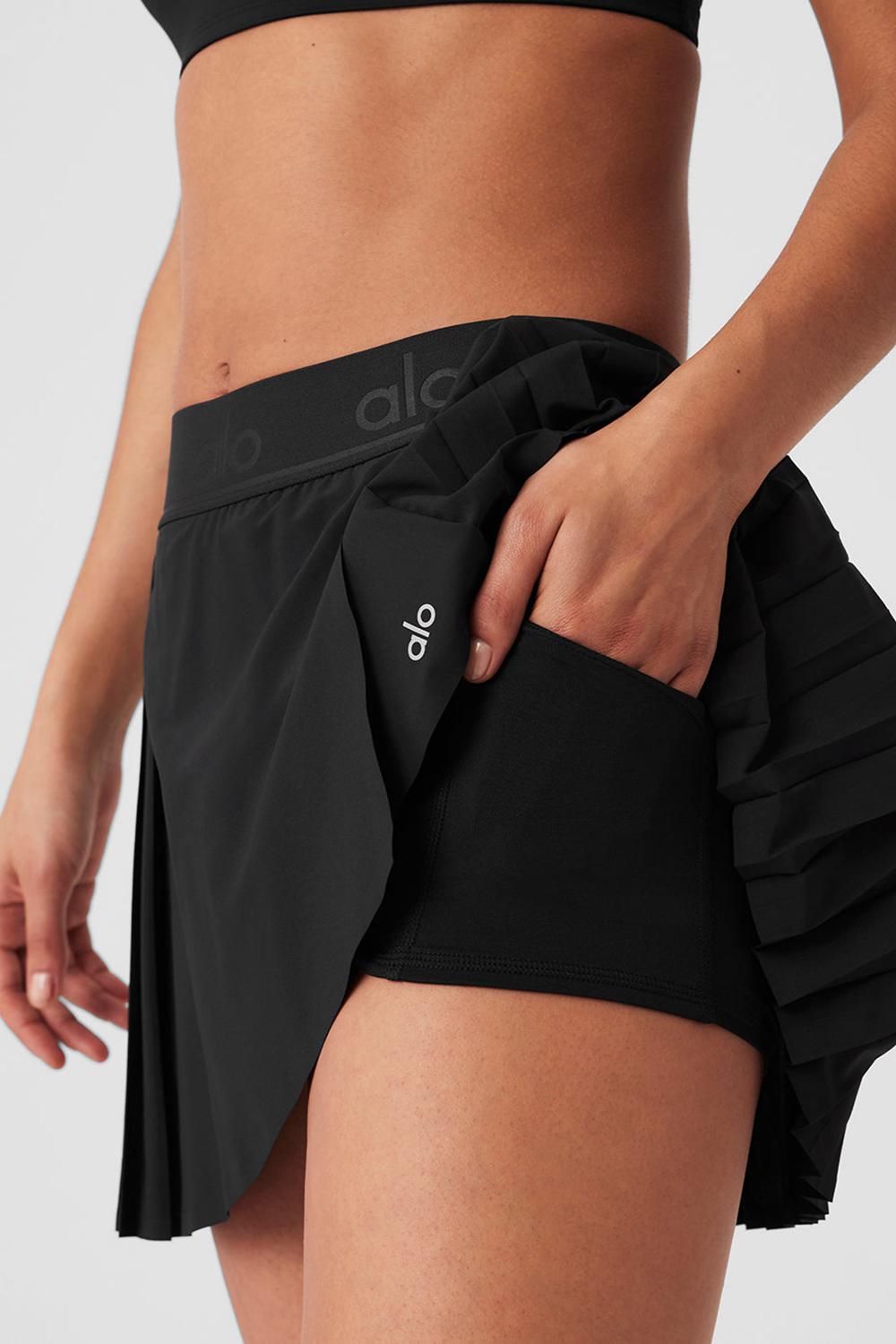 Alo Yoga Aces Tennis Donna Gonna Nere | Italia  UAS-371450