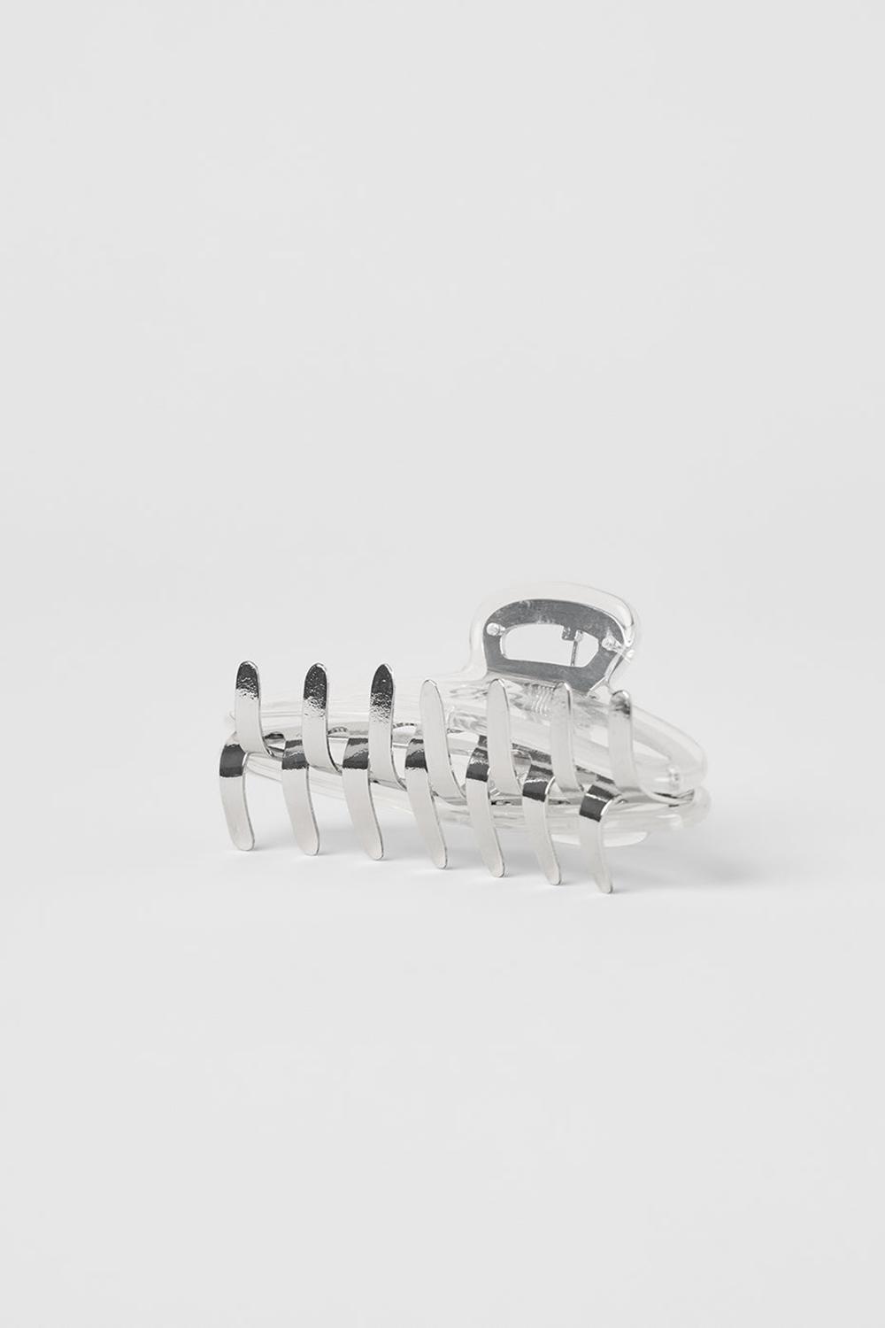 Alo Yoga Acrylic Illusion Claw Clip Donna Hair Claw Clear Acetate / Chrome | Italia  GVM-495078