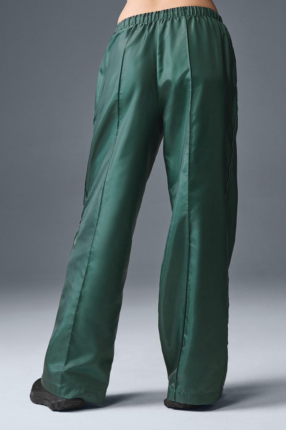 Alo Yoga Afterglow Wide Leg Track Donna Pant Winter Ivy | Italia  QZE-897306