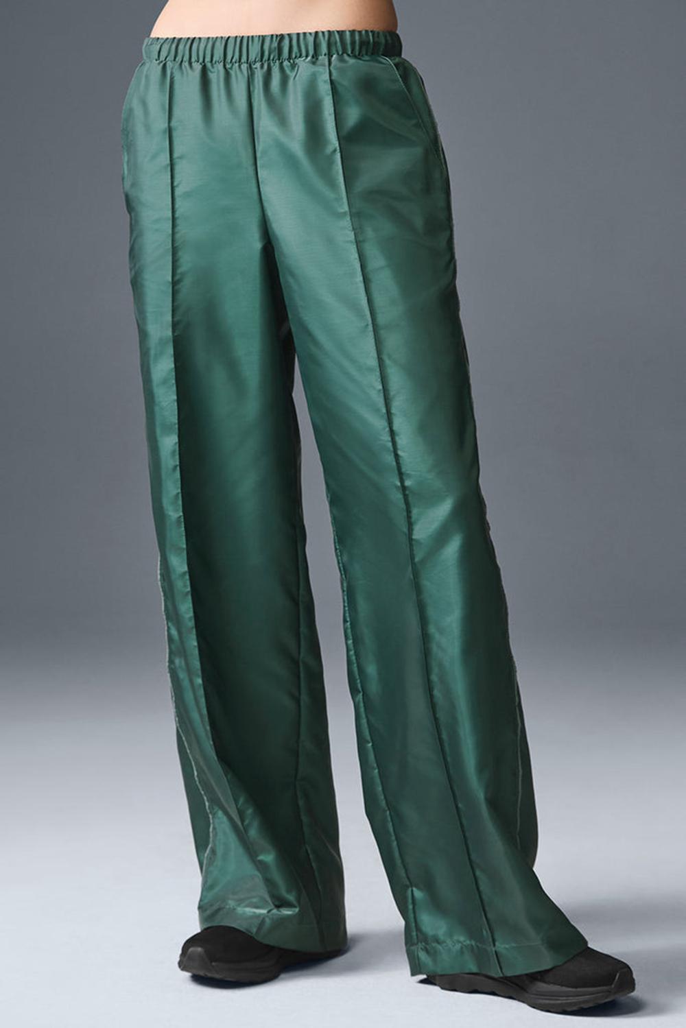 Alo Yoga Afterglow Wide Leg Track Donna Pant Winter Ivy | Italia  QZE-897306