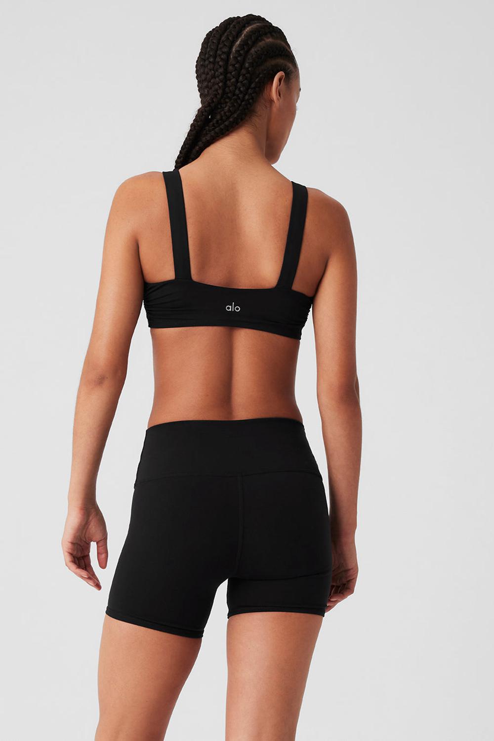 Alo Yoga Airbrush Cinch Donna Reggiseno Nere | Italia  KGC-921056