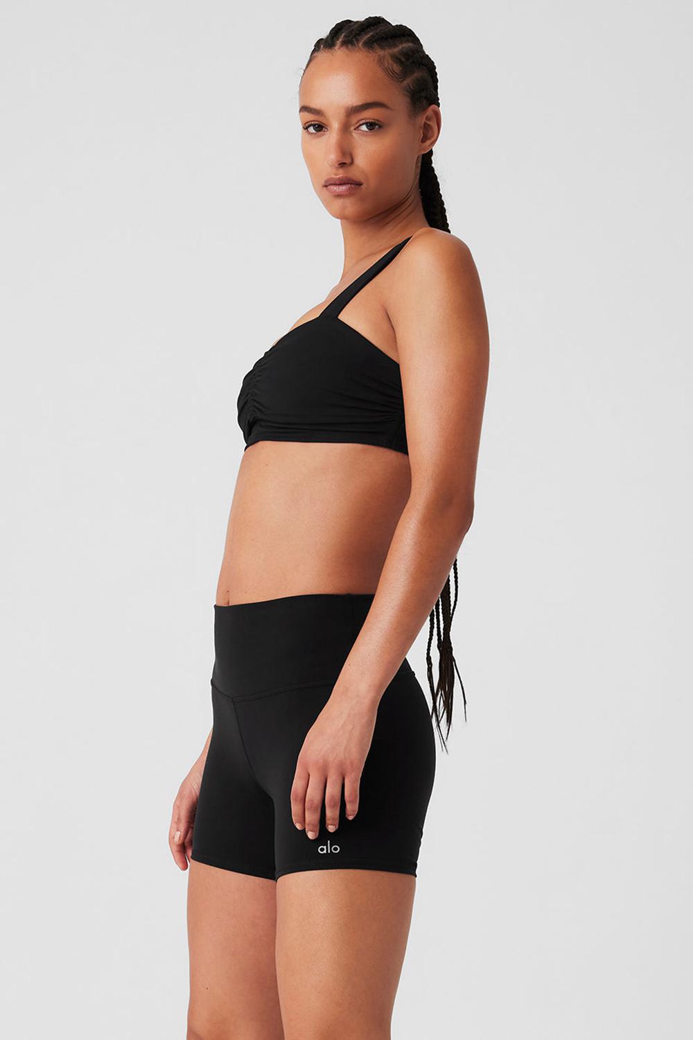 Alo Yoga Airbrush Cinch Donna Reggiseno Nere | Italia  KGC-921056