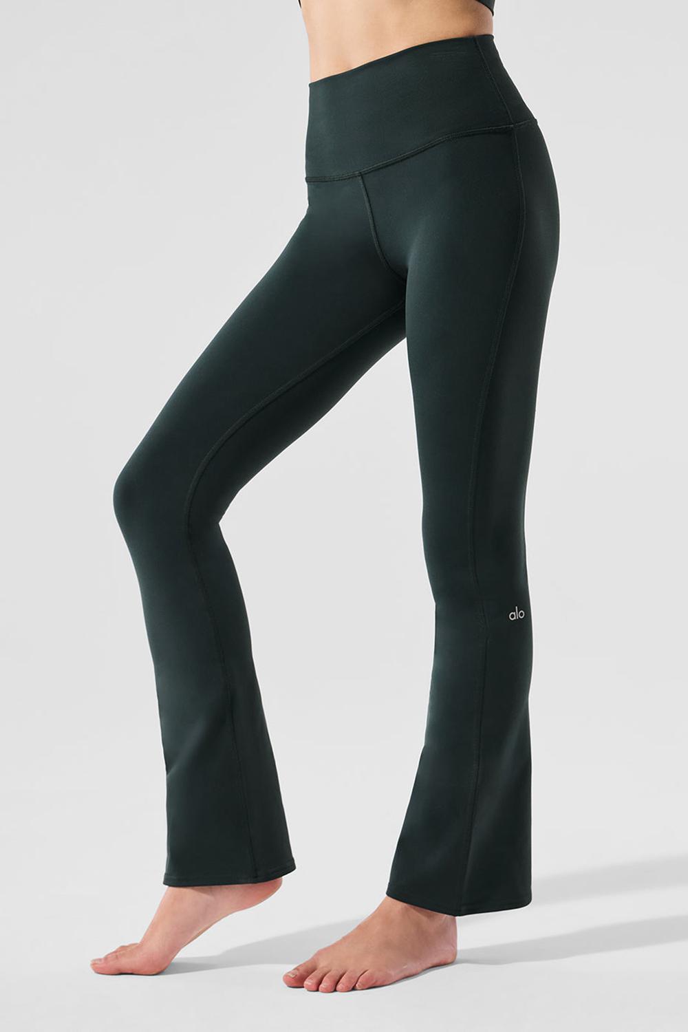 Alo Yoga Airbrush High-Waist 7/8 Bootcut Donna Legging Verdi | Italia  NXV-495817