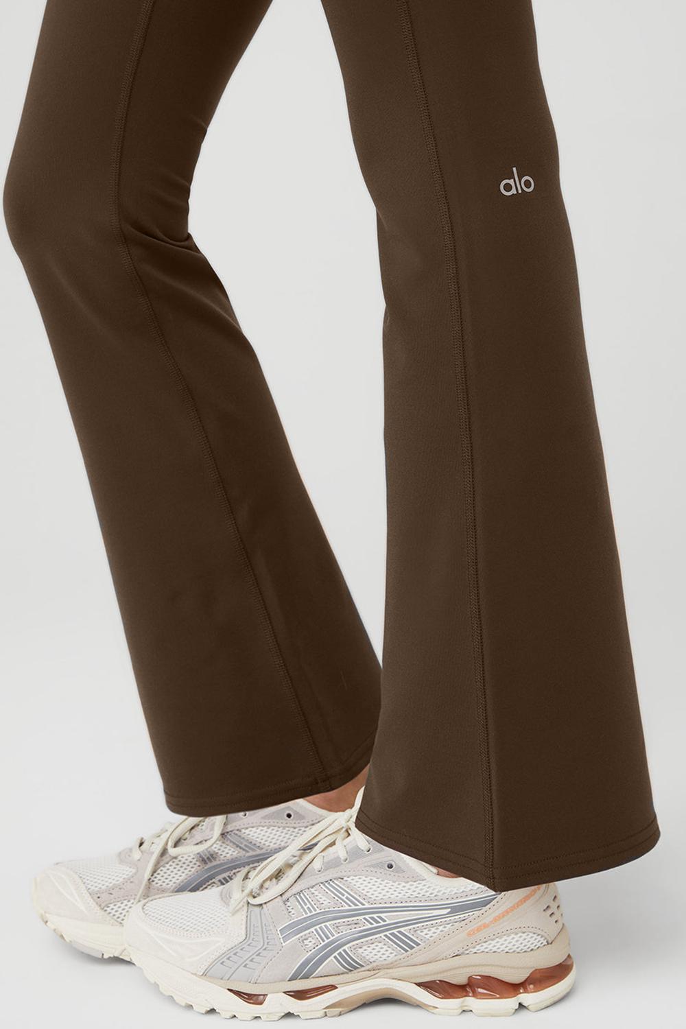 Alo Yoga Airbrush High-Waist 7/8 Bootcut Donna Legging Espresso | Italia  BXL-457120