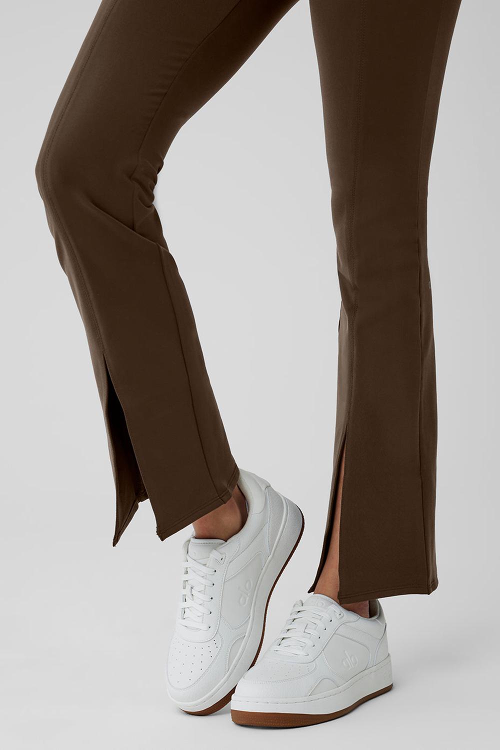 Alo Yoga Airbrush High-Waist 7/8 Flutter Donna Legging Espresso | Italia  BQF-076521