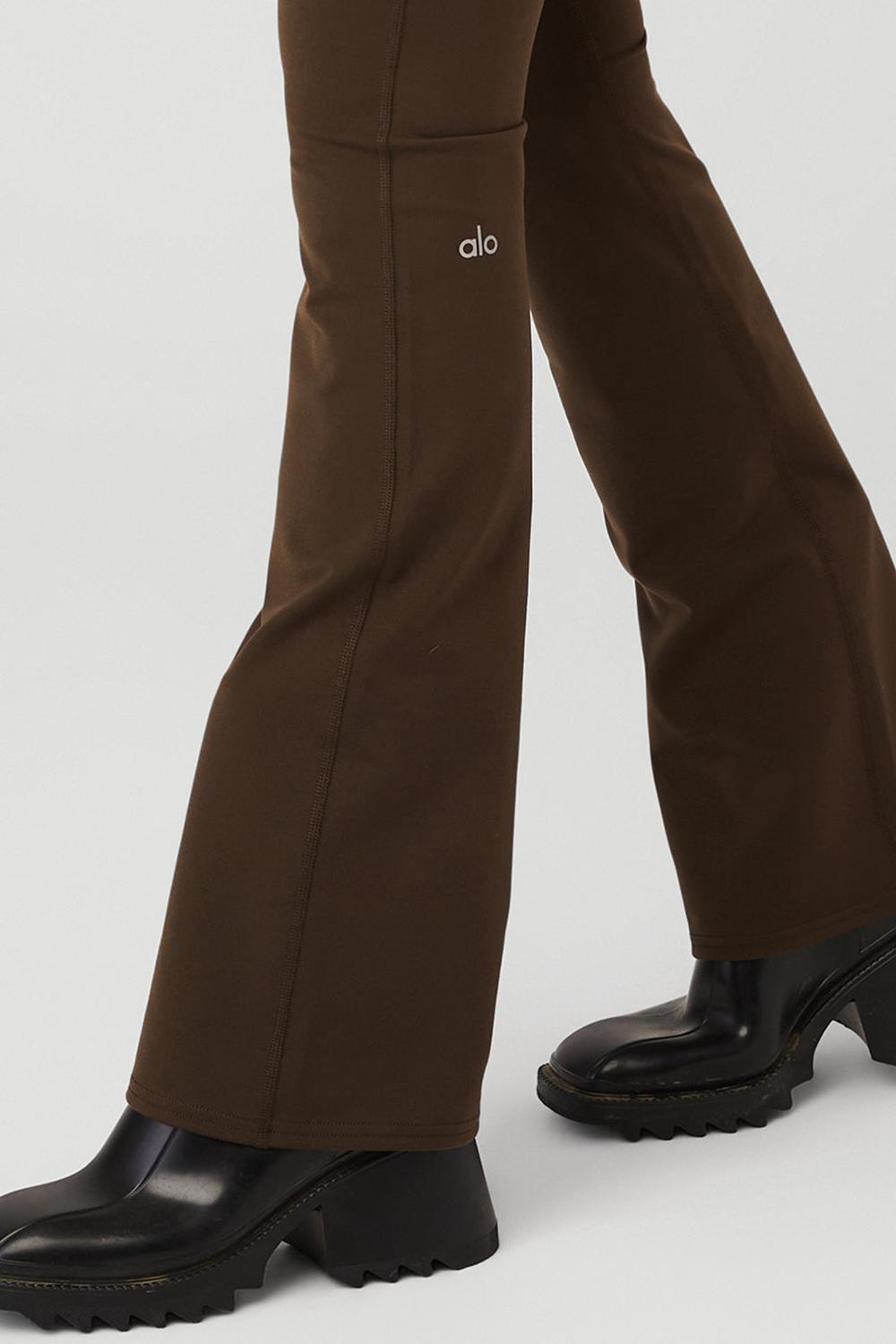 Alo Yoga Airbrush High-Waist Bootcut Donna Legging Espresso | Italia  SVR-396475