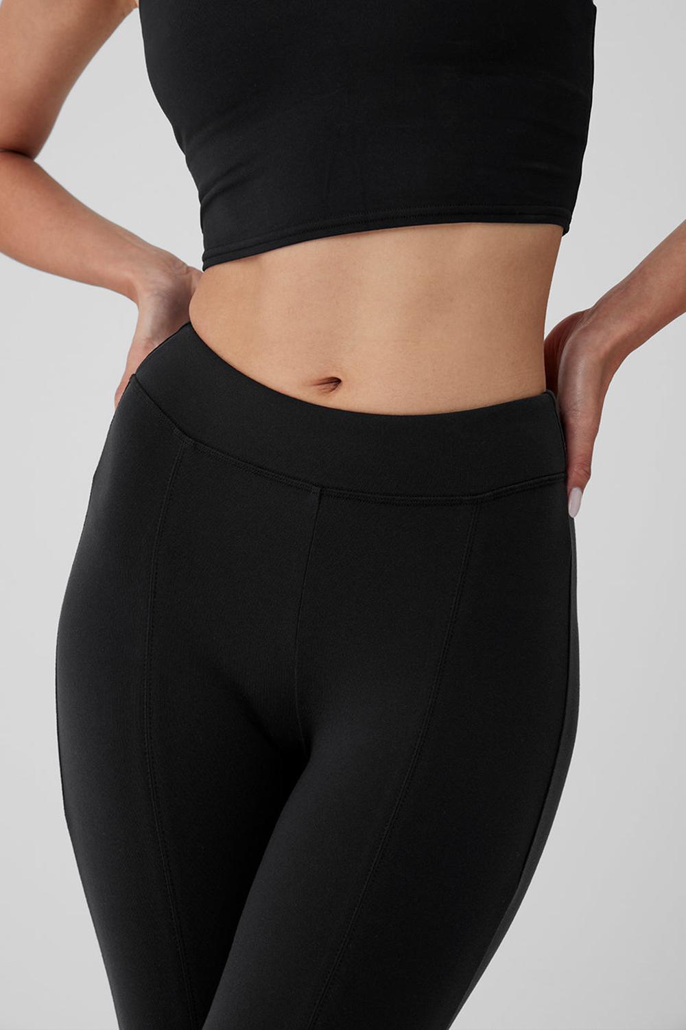 Alo Yoga Airbrush High-Waist Flutter Donna Legging Nere | Italia  BMQ-056784