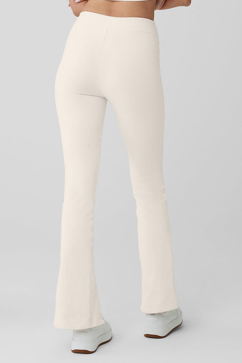 Alo Yoga Airbrush High-Waist Flutter Donna Legging Ivory | Italia  LUP-468503
