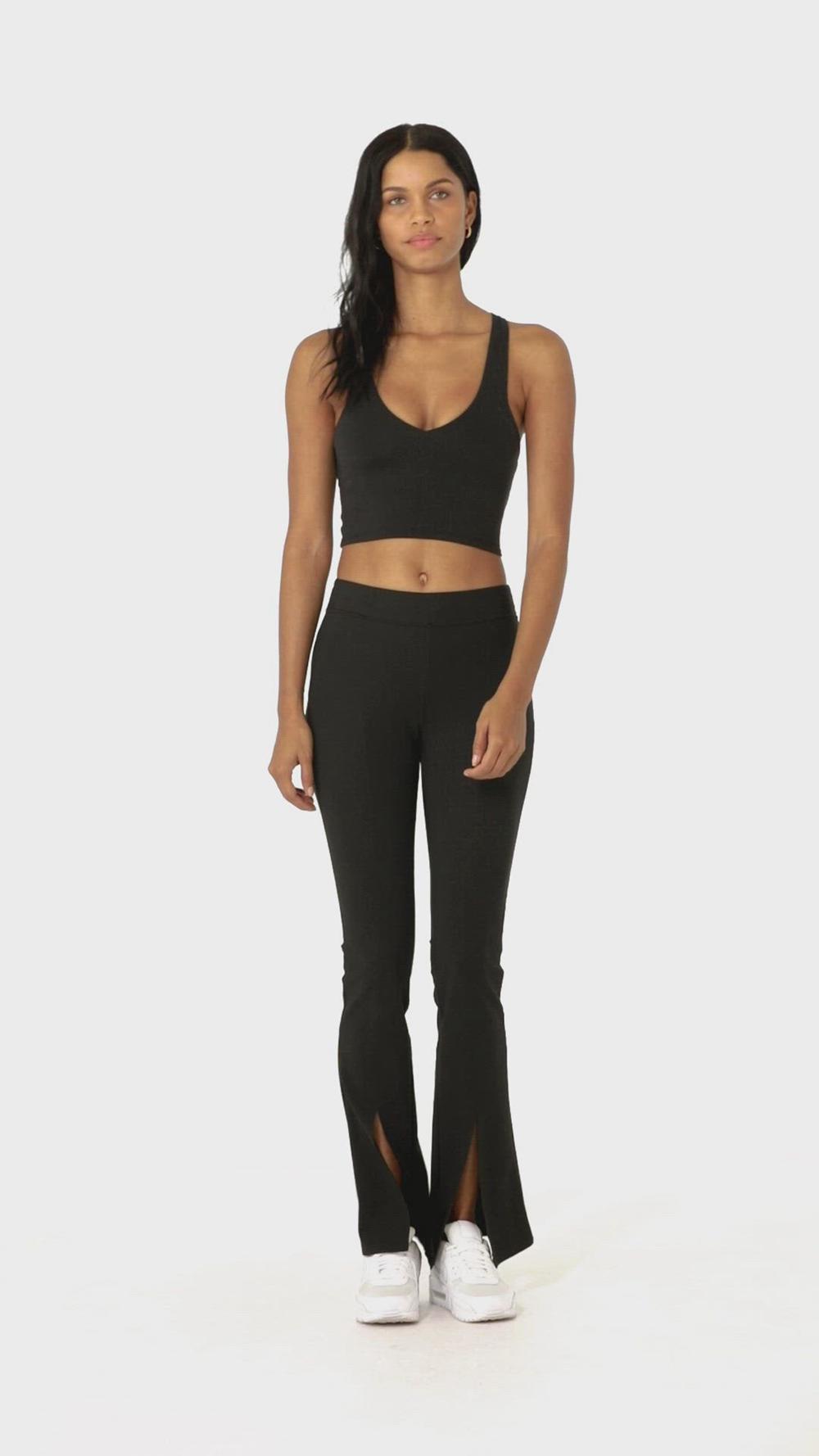 Alo Yoga Airbrush High-Waist Flutter Donna Legging Ivory | Italia  LUP-468503