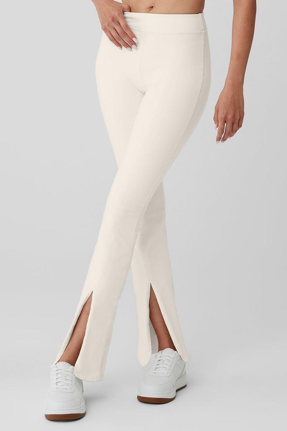 Alo Yoga Airbrush High-Waist Flutter Donna Legging Ivory | Italia  LUP-468503