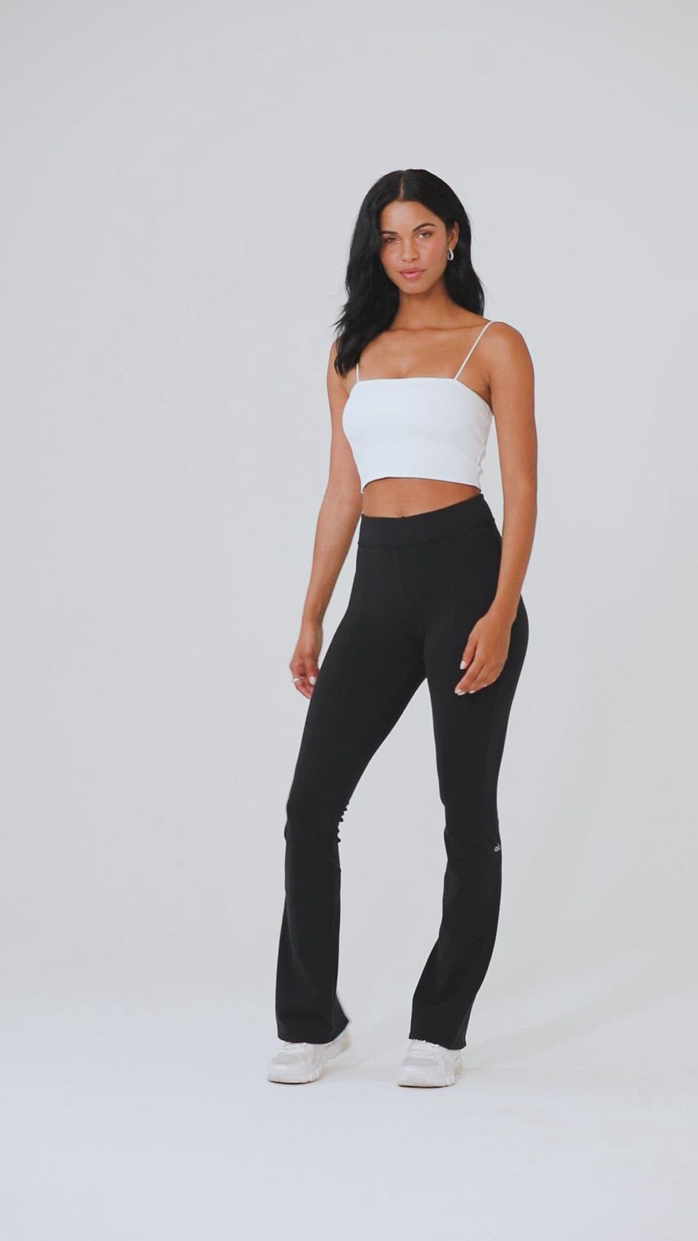Alo Yoga Airbrush High-Waist Kick-Back Donna Legging Nere | Italia  TZD-572198