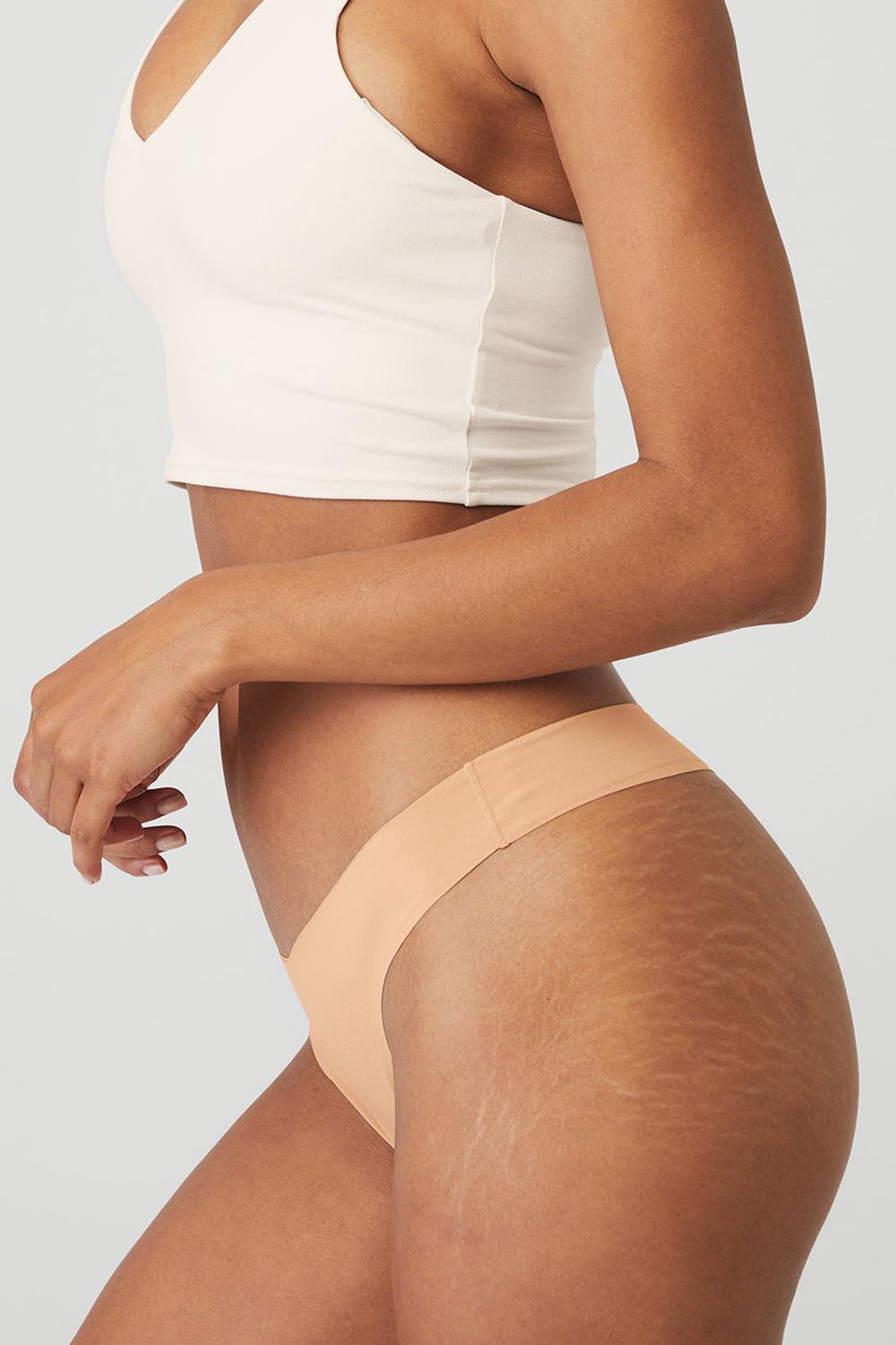 Alo Yoga Airbrush Invisible Donna Perizoma Champagne | Italia  PLX-370681
