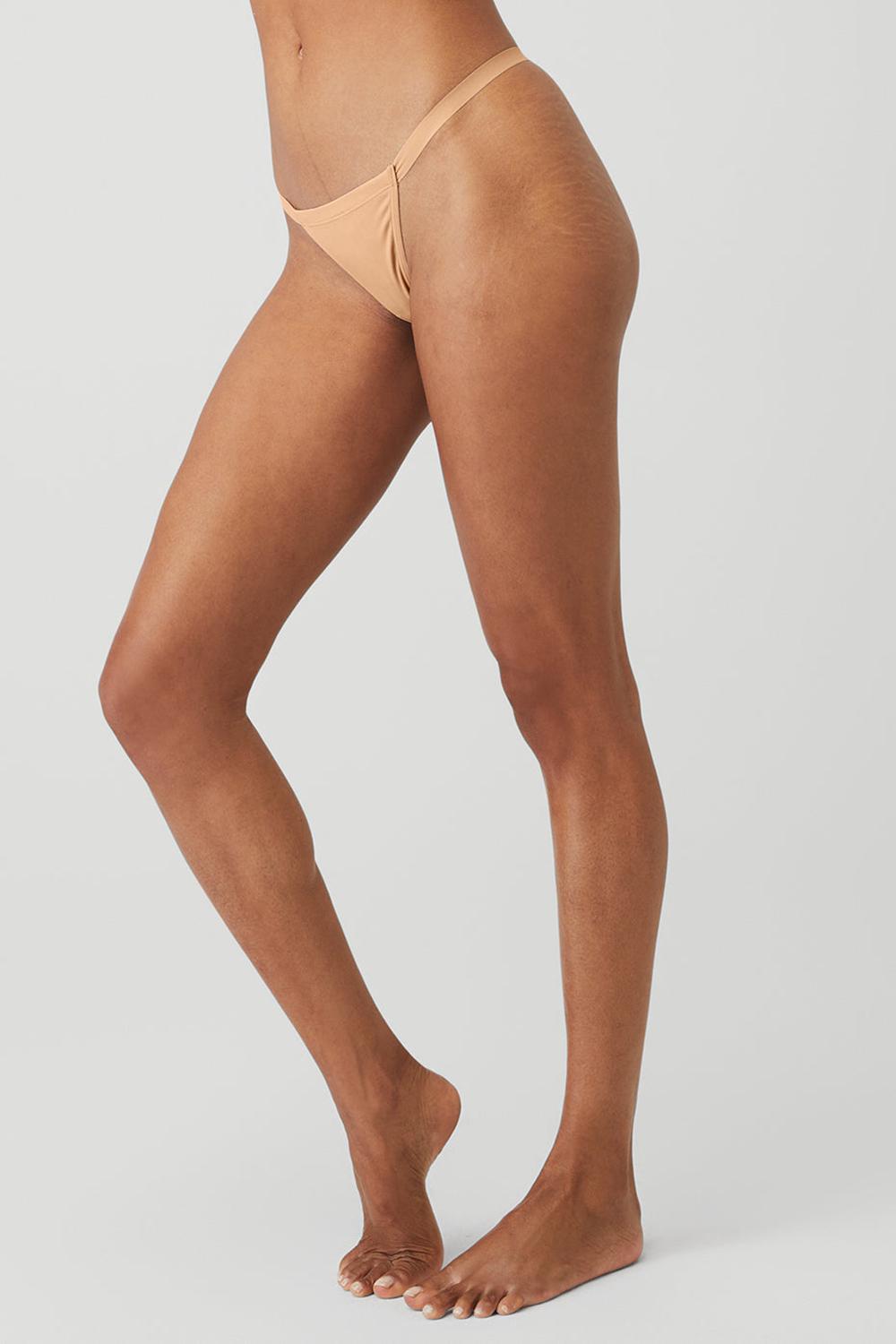 Alo Yoga Airbrush Invisible String Donna Perizoma Champagne | Italia  DHV-687310