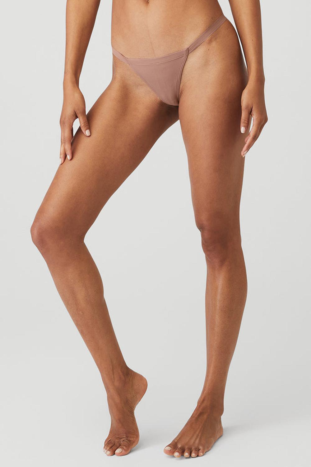 Alo Yoga Airbrush Invisible String Donna Perizoma Smoky Quartz | Italia  HCT-108359