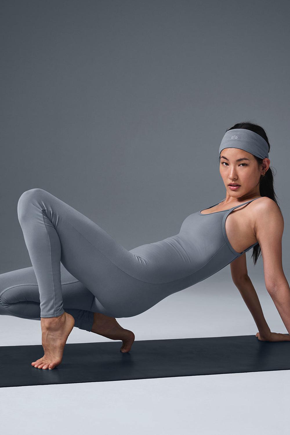 Alo Yoga Airbrush One And Done Donna Onesie Grigie | Italia  ALO-209137
